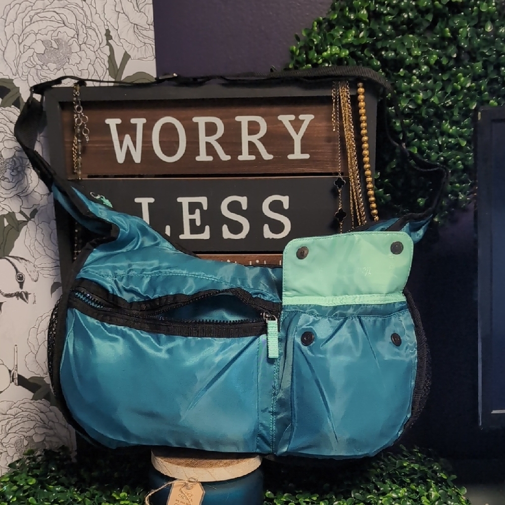 Mint & Teal Explorista Retired Stroller Bag By Thirty-one - Picture 3 of 11